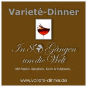 Varieté-Dinner "In 80 Gängen um die Welt"