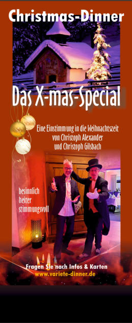 Rollbanner Weihnachts-Dinner "Weihnachten in aller Welt"
